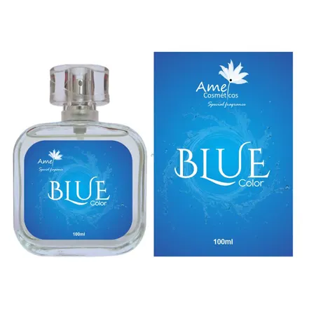 Perfume Amei Cosméticos Blue Color 100ml